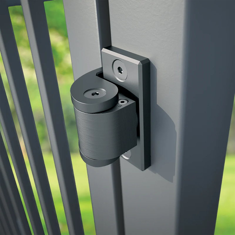 D&D Technologies SureClose® Flulsh Mount 108SF AT90 S Hinge-Closer w/ Final Snap for Safety Gates