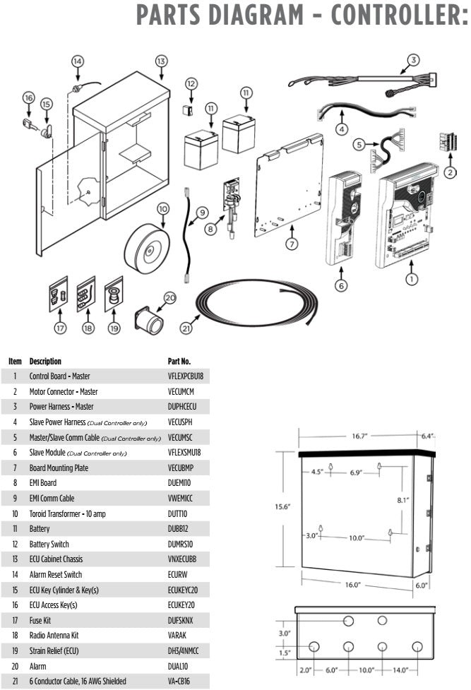 Viking ECU Toroid Transformer  - 10 amp - DUTT10